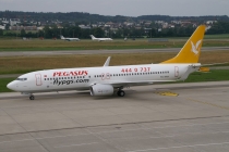 Pegasus Airlines, Boeing 737-82R(WL), TC-AAH, c/n 35701/2496, in ZRH