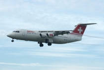Swiss Intl. Air Lines, British Aerospace Avro RJ100, HB-IXS, c/n E3280, in ZRH