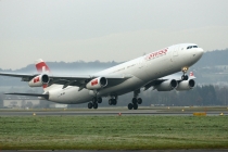 Swiss Intl. Air Lines, Airbus A340-313X, HB-JMK, c/n 169, in ZRH